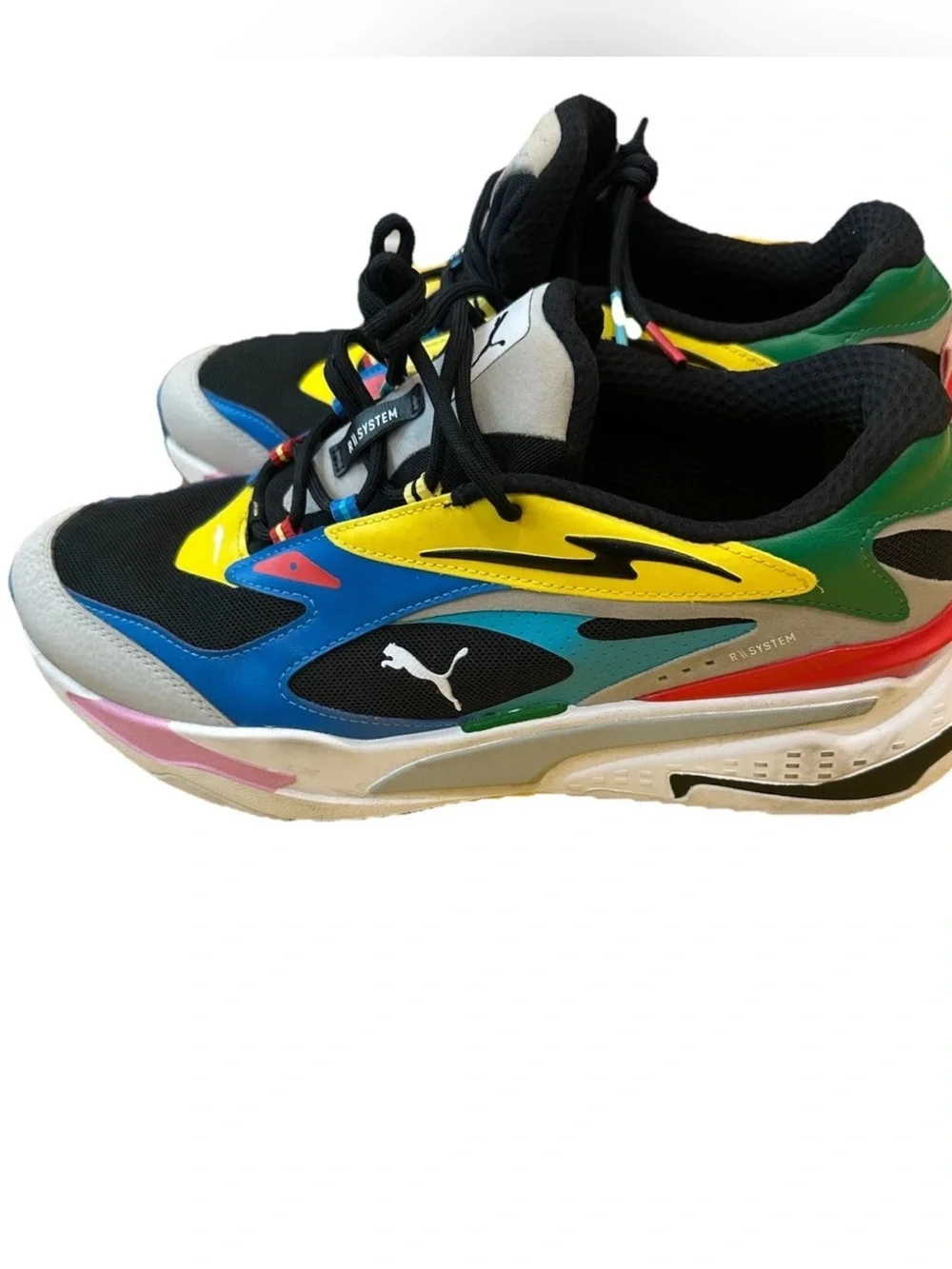 Puma Running Shoes Mens 10R System Colorful Athletic
